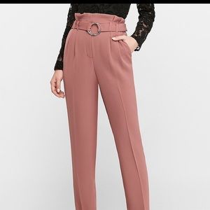 Express O Ring Paper Bag Dress Pants